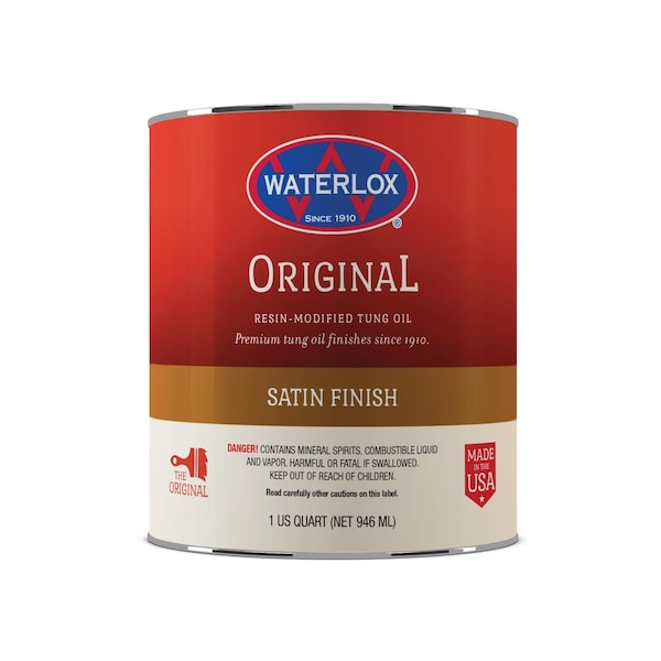 Waterlox Waterlox Satin Clear Oil-Based Wood Finish 1 qt TB 6044 25 - main